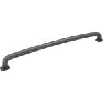 18" Center-to-Center Distressed Antique Silver Belcastel 1 Appliance Handle - MO6373-18SIM-D
