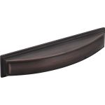 128 mm Center-to-Center Brushed Oil Rubbed Bronze Square Annadale Cabinet Cup Pull - 436-128DBAC