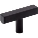 2" Matte Black Dominique Cabinet "T" Knob - 845T-MB