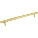 12" Center-to-Center Brushed Gold Square Dominique Appliance Handle - 845-12BG