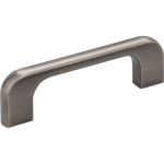 3" Center-to-Center Brushed Pewter Alvar Cabinet Pull - 264-3BNBDL