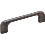 96 mm Center-to-Center Brushed Oil Rubbed Bronze Alvar Cabinet Pull - 264-96DBAC