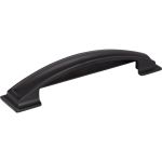 128 mm Center-to-Center Matte Black Square Annadale Cabinet Cup Pull - 436-128MB