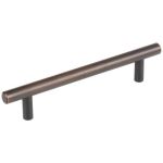128 mm Center-to-Center Dark Brushed Bronze Naples Cabinet Bar Pull - 176DBB