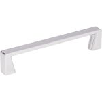 128 mm Center-to-Center Polished Chrome Square Boswell Cabinet Pull - 177-128PC