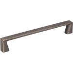160 mm Center-to-Center Brushed Pewter Square Boswell Cabinet Pull - 177-160BNBDL