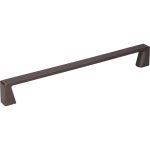 192 mm Center-to-Center Brushed Oil Rubbed Bronze Square Boswell Cabinet Pull - 177-192DBAC