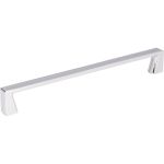 192 mm Center-to-Center Polished Chrome Square Boswell Cabinet Pull - 177-192PC