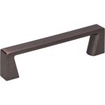96 mm Center-to-Center Brushed Oil Rubbed Bronze Square Boswell Cabinet Pull - 177-96DBAC