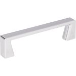 96 mm Center-to-Center Polished Chrome Square Boswell Cabinet Pull - 177-96PC