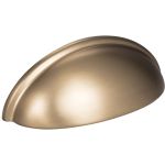 3" Center-to-Center Satin Bronze Florence Cabinet Cup Pull - 2981SBZ