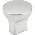 1" Diameter Brushed Chrome Round Brenton Cabinet Knob - 239BC