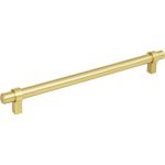 224 mm Center-to-Center Brushed Gold Key Grande Cabinet Bar Pull - 5224BG