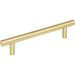 128 mm Center-to-Center Brushed Gold Naples Cabinet Bar Pull - 176BG