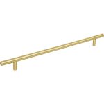 288 mm Center-to-Center Brushed Gold Naples Cabinet Bar Pull - 368BG