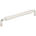 160 mm Center-to-Center Polished Nickel Barrel Bremen 2 Cabinet Pull - 537-160NI