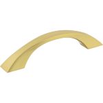 96 mm Center-to-Center Brushed Gold Flared Philip Cabinet Pull - 767-96BG