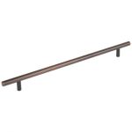 288 mm Center-to-Center Dark Brushed Bronze Naples Cabinet Bar Pull - 368DBB