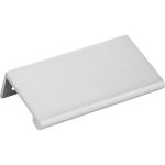 3" Overall Length Brushed Chrome Edgefield Cabinet Tab Pull - A500-3BC