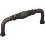 3" Center-to-Center Antique Brushed Satin Brass Durham Cabinet Pull - Z290-3-ABSB
