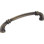 128 mm Center-to-Center Antique Brushed Satin Brass Lafayette Cabinet Pull - 317-128ABSB