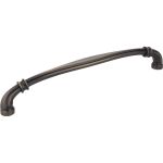 12" Center-to-Center Antique Brushed Satin Brass Lafayette Appliance Handle - 317-12ABSB