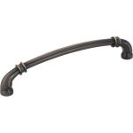 160 mm Center-to-Center Antique Brushed Satin Brass Lafayette Cabinet Pull - 317-160ABSB