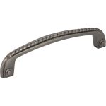 128 mm Center-to-Center Brushed Black Nickel Rope Rhodes Cabinet Pull - Z261-128BNB