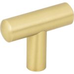 1-7/8" Overall Length Brushed Gold Key West Cabinet Bar Pull - 48BG