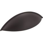96 mm Center-to-Center Dark Bronze Bordeaux Cabinet Cup Pull - 8236ORB