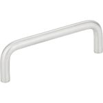 3-1/2" Center-to-Center Brushed Chrome Torino Cabinet Wire Pull - S271-3.5BC