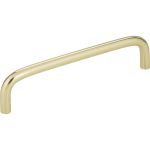 128 mm Center-to-Center Polished Brass Torino Cabinet Wire Pull - S271-128PB
