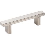 3" Center-to-Center Polished Nickel Square Anwick Cabinet Pull - 867-3NI