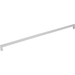 448 mm Center-to-Center Matte Silver Square Stanton Cabinet Bar Pull - 625-448MS