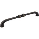 12" Center-to-Center Antique Brushed Satin Brass Bella Appliance Handle - 818-12ABSB