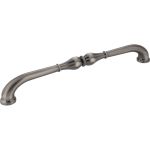 12" Center-to-Center Brushed Pewter Bella Appliance Handle - 818-12BNBDL