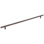 416 mm Center-to-Center Dark Brushed Bronze Naples Cabinet Bar Pull - 496DBB