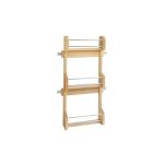 Small Cabinet Door Mount Wood 3-Shelf Spice Rack