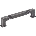 128 mm Center-to-Center Distressed Antique Silver Rustic Twist Tahoe Cabinet Pull - 602-128SIM
