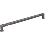 12" Center-to-Center Distressed Antique Silver Rustic Twist Tahoe Appliance Handle - 602-12SIM