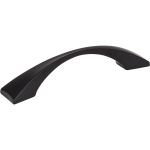 96 mm Center-to-Center Matte Black Square Glendale Cabinet Pull - 525-96MB