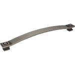 12" Center-to-Center Distressed Pewter Square Delmar Appliance Handle - 585-12DP