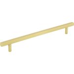 192 mm Center-to-Center Brushed Gold Square Dominique Cabinet Bar Pull - 845-192BG