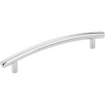 128 mm Center-to-Center Polished Chrome Arched Belfast Cabinet Pull - 406-128PC