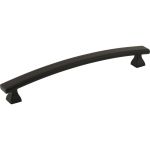 160 mm Center-to-Center Matte Black Square Hadly Cabinet Pull - 449-160MB
