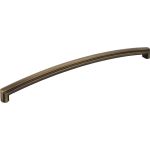 12" Center-to-Center Antique Brushed Satin Brass Delgado Appliance Handle - 519-12ABSB