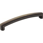 160 mm Center-to-Center Antique Brushed Satin Brass Delgado Cabinet Pull - 519-160ABSB