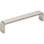 128 mm Center-to-Center Satin Nickel Square Asher Cabinet Pull - 193-128SN