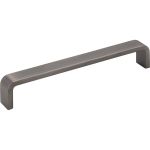160 mm Center-to-Center Brushed Pewter Square Asher Cabinet Pull - 193-160BNBDL