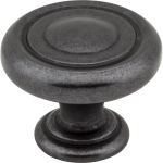 1-1/4" Diameter Gun Metal Bremen 1 Cabinet Knob - 117DACM